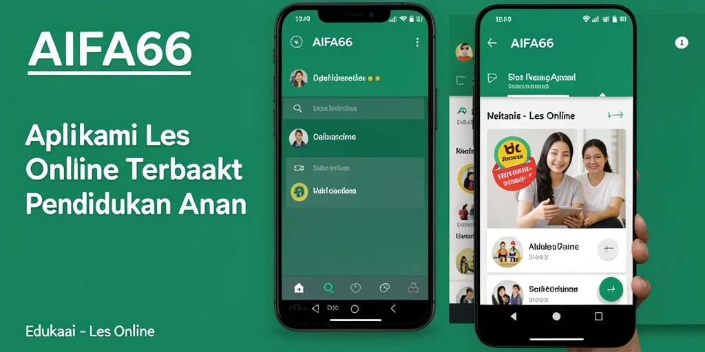 Antarmuka AIFA66 yang intuitif untuk pengalaman Les Online.