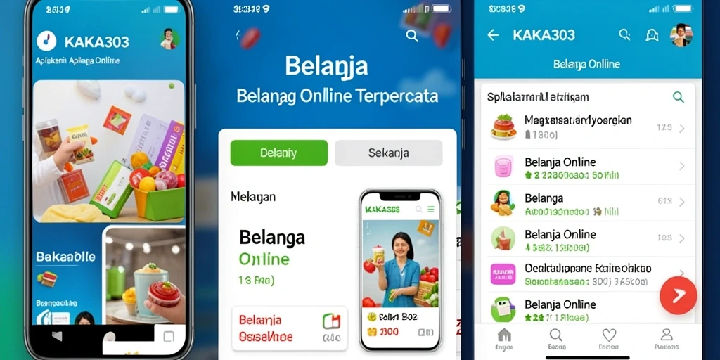 Tampilan antarmuka pengguna KAKA303 saat berbelanja online.