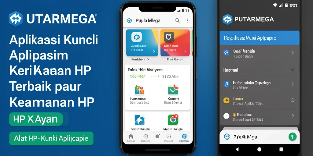 Antarmuka PUTARMEGA menunjukkan fitur kunci aplikasi yang intuitif.